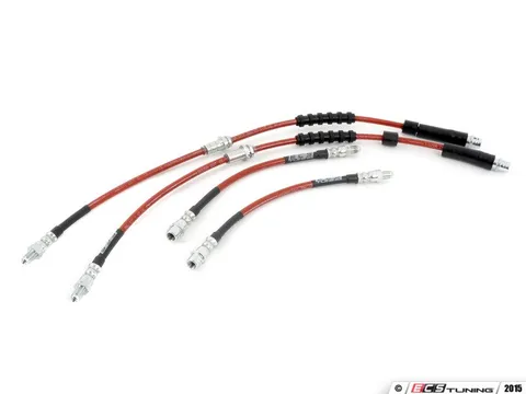 ECS Exact-Fit Stainless Steel Brake Lines - Complete Kit
