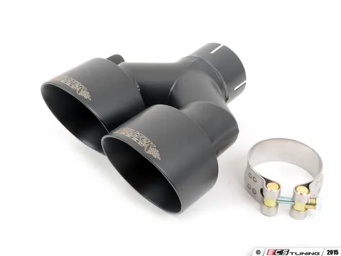 Milltek Sport GT100 Exhaust Black Cerakote Tips - Left
