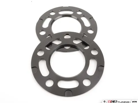 Turner Motorsport 5mm Wheel Spacers - Black (Pair)