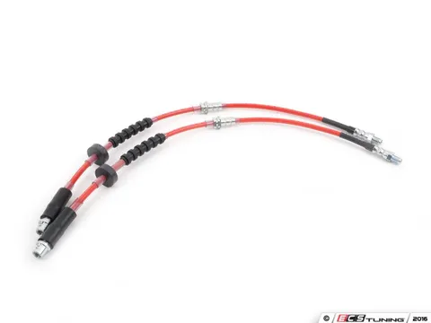 ECS Exact-Fit Stainless Steel Brake Lines - Front