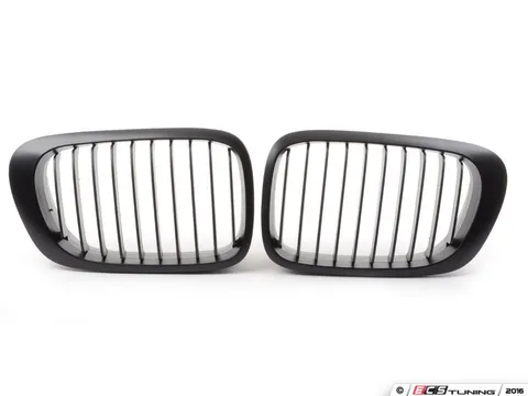 ECS Blackout Grille Set - Matte Black - E46