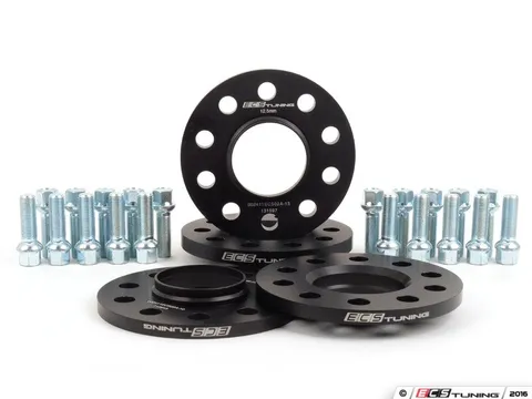 ECS 18" Wheel Spacer Flush Fit Kit - Polished Bolts