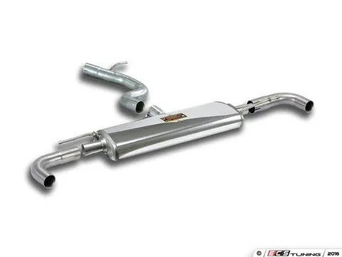 Supersprint Rear Exhaust Section With Muffler