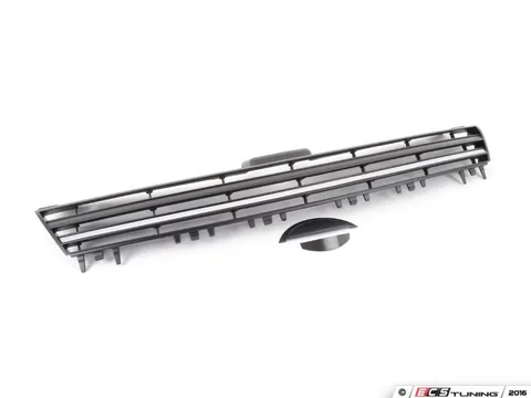 ECS Golf R Badgeless Grille - With Silver Strip