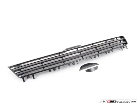 ECS Golf R Badgeless Grille - With Black Strip