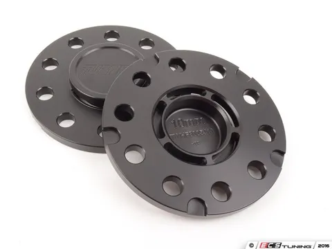 Turner Motorsport 10mm Wheel Spacers with Integrated Hub Extenders - Black (Pair)