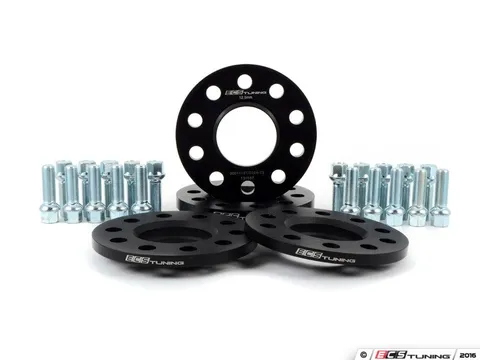 ECS Wheel Spacer Flush Fit Kit - Polished Bolts - Aggressive