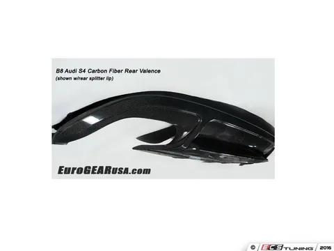 Deval Carbon Fiber Rear Valance w/Rear Splitter