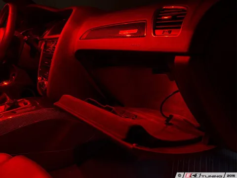 ZiZa LED Glove Box Lighting Kit - Red