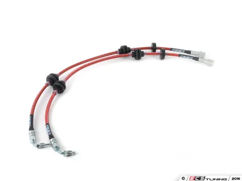 ECS Front Exact-Fit Stainless Steel Brake Lines