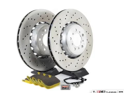 Assembled By ECS Front Performance Brake Service Kit