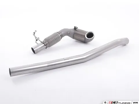 Milltek Sport 3" Cast large bore downpipe and HJS Hi-Flow Sports Cat