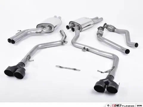 Milltek Sport Cat-Back Exhaust System - Non-Resonated Race Version