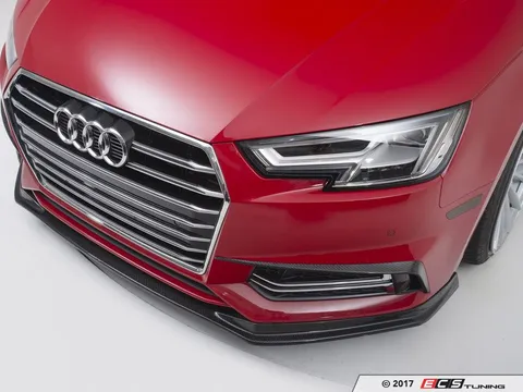 ECS Carbon Fiber Front Lip Spoiler - Audi B9 A4/S4