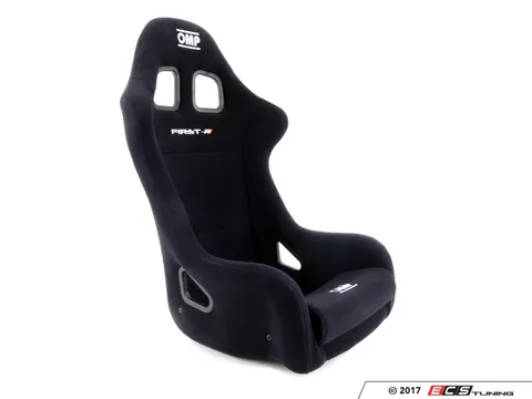 OMP FIRST-R: Fiberglass Racing Seat - Black