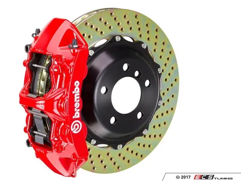 Brembo Brembo GT Front Big Brake Kit - 2-Piece Drilled Rotors (380x34)