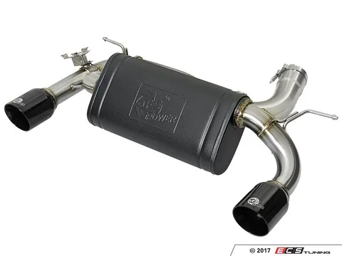 AFE AFE Mach Force-Xp Axle-Back Exhaust - Gloss Black Tips