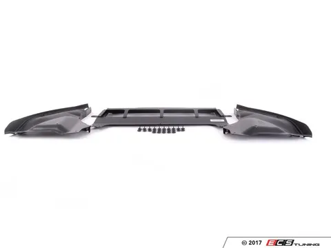 Assembled By ECS Comprehensive Front Skid Plate Kit - Wrinkle Black finish plate